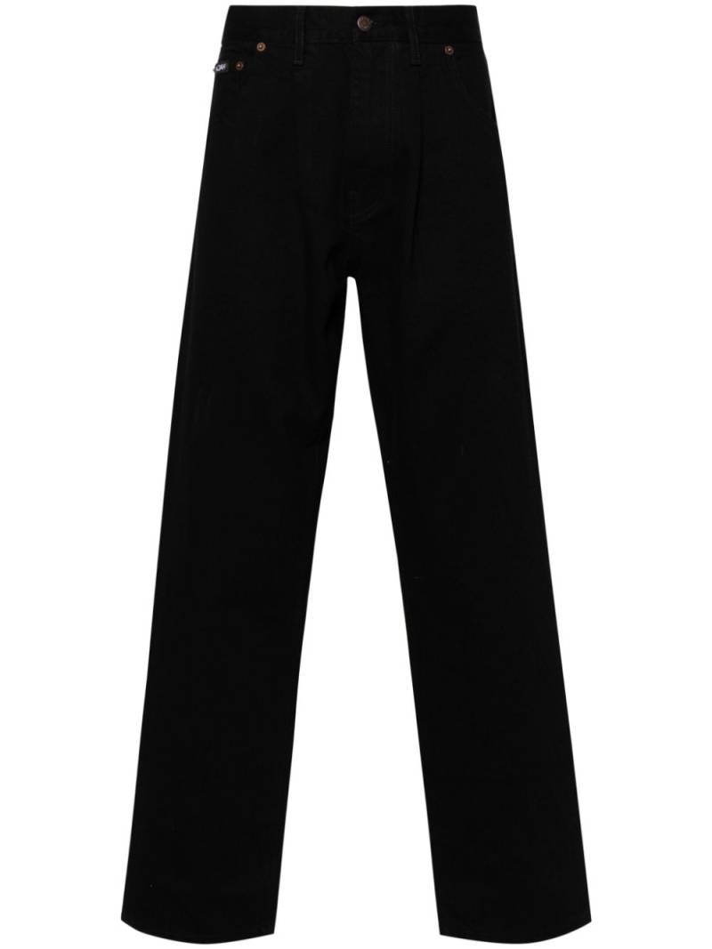 NOAH NY mid-rise straight-leg jeans - Black von NOAH NY