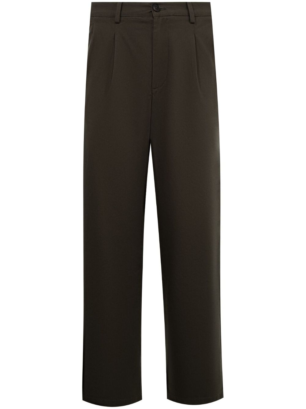 NOAH NY twill-weave pleated trousers - Green von NOAH NY