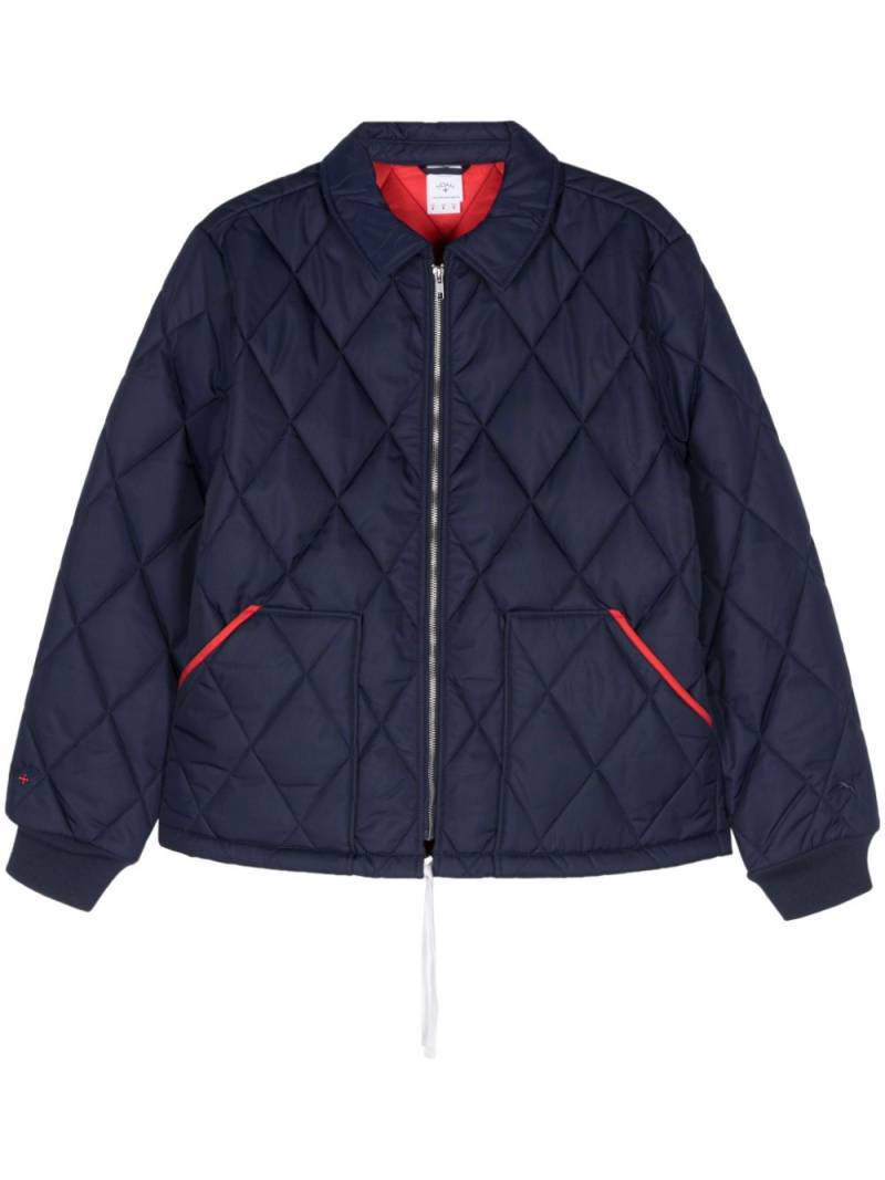 NOAH NY x Puma padded quilted zipped jacket - Blue von NOAH NY