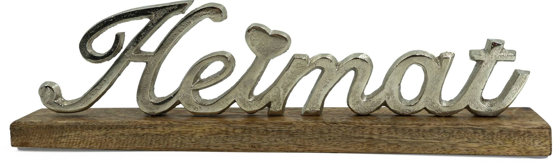 NOOR LIVING Deko-Schriftzug »Heimat«, aus Holz und Aluminium NOOR LIVING Deko-Schriftzug »Heimat«, aus Holz und Aluminium von NOOR LIVING