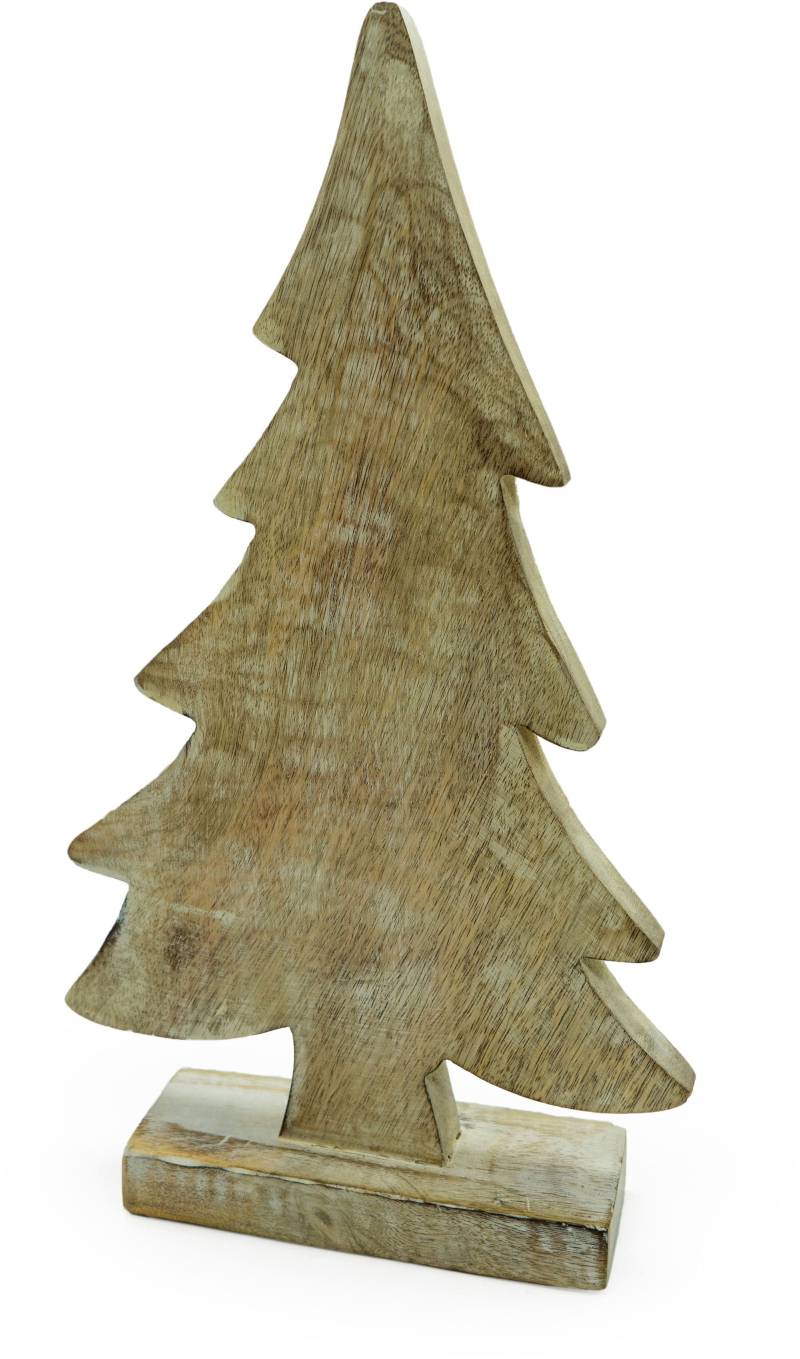 NOOR LIVING Dekobaum »Weihnachtsdeko«, Tannenbaum aus Mangoholz, Höhe ca. 40 cm von NOOR LIVING