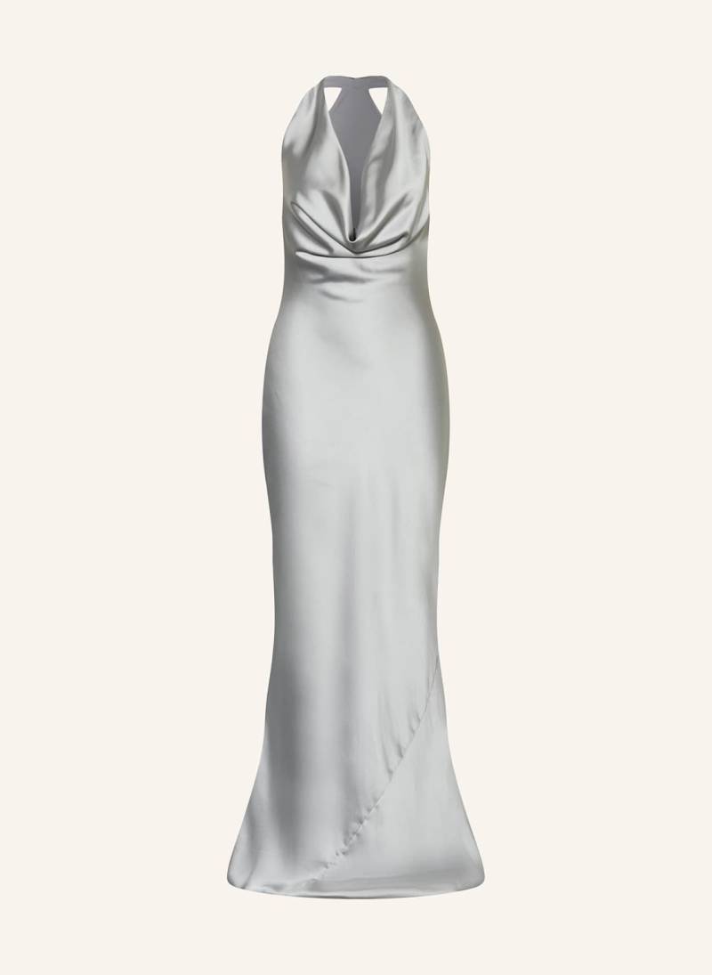 Norma Kamali Abendkleid Aus Satin silber von NORMA KAMALI