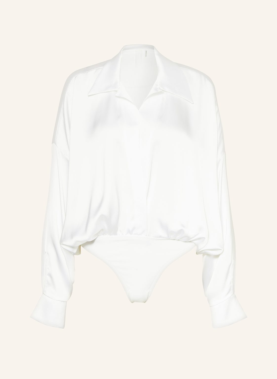 Norma Kamali Satin-Body weiss Norma Kamali Satin-Body weiss von NORMA KAMALI