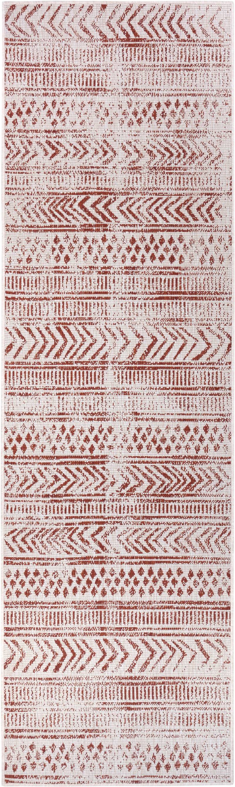 NORTHRUGS Teppich »BIRI Wendeteppich«, rechteckig, 5 mm Höhe, In-& Outdoor, Wetterfest, Balkon, Läufer, Wohnzimmer, Wasserfest, Boho von NORTHRUGS