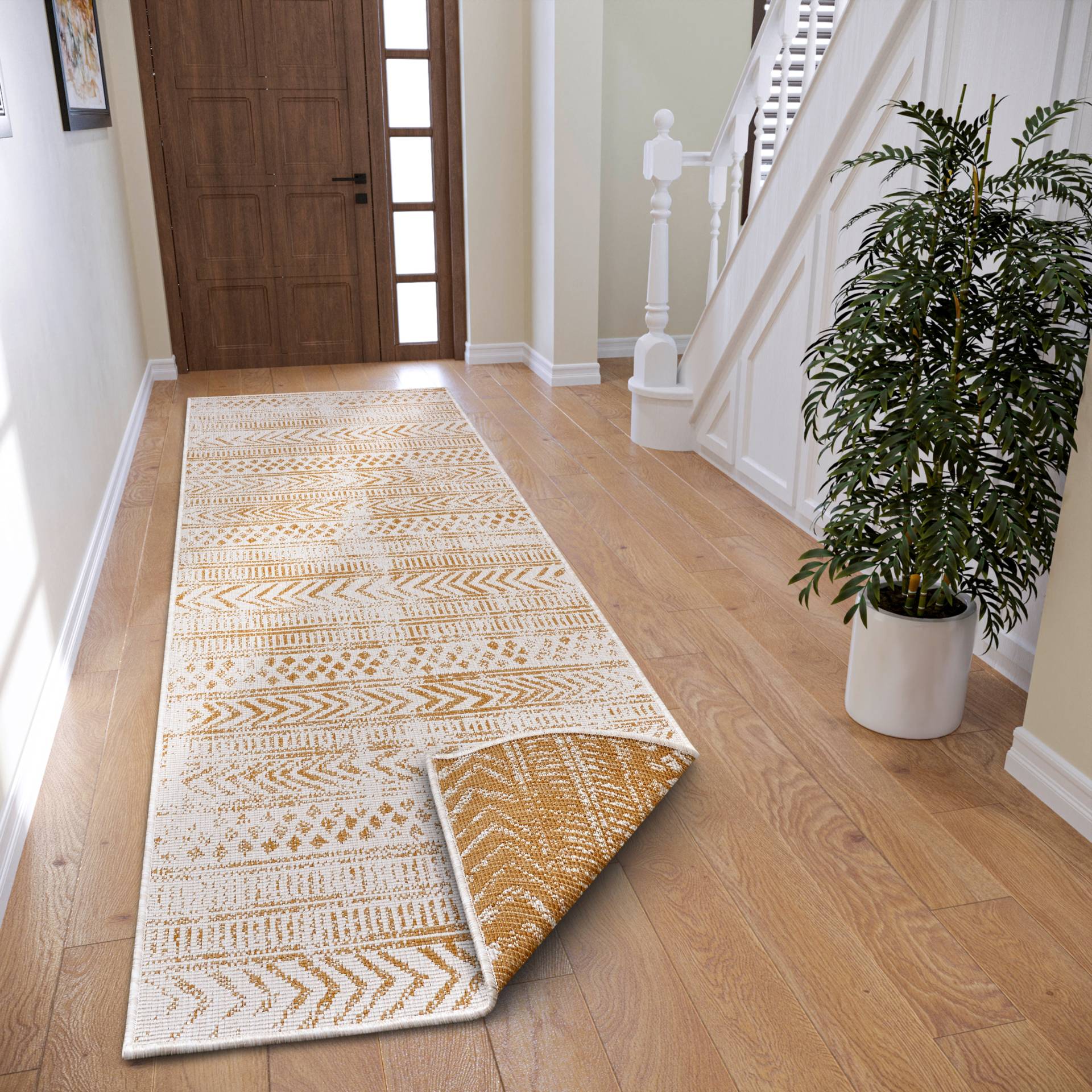NORTHRUGS Teppich »BIRI Wendeteppich«, rechteckig, 5 mm Höhe, In-& Outdoor, Wetterfest, Balkon, Läufer, Wohnzimmer, Wasserfest, Boho NORTHRUGS Teppich »BIRI Wendeteppich«, rechteckig, 5 mm Höhe, In-& Outdoor, Wetterfest, Balkon, Läufer, Wohnzimmer, Wasserfest, Boho von NORTHRUGS