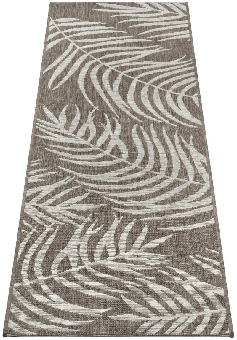 NORTHRUGS Läufer »Palmera«, rechteckig, Flachgewebe Florales Design, gekettelt, Robust, Pflegeleicht von NORTHRUGS