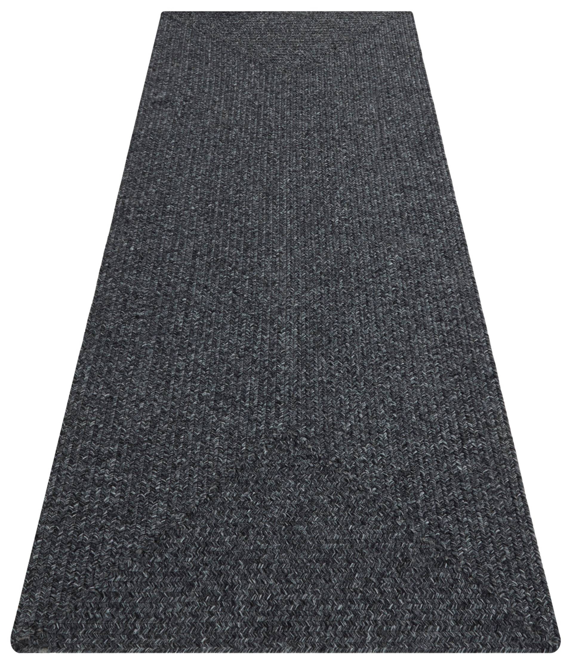 NORTHRUGS Läufer »Trenzado«, rechteckig, 10 mm Höhe, In- & Outdoor, Handmade-Look, Gewebt, Wetterfest, Balkon, Wohnzimmer von NORTHRUGS