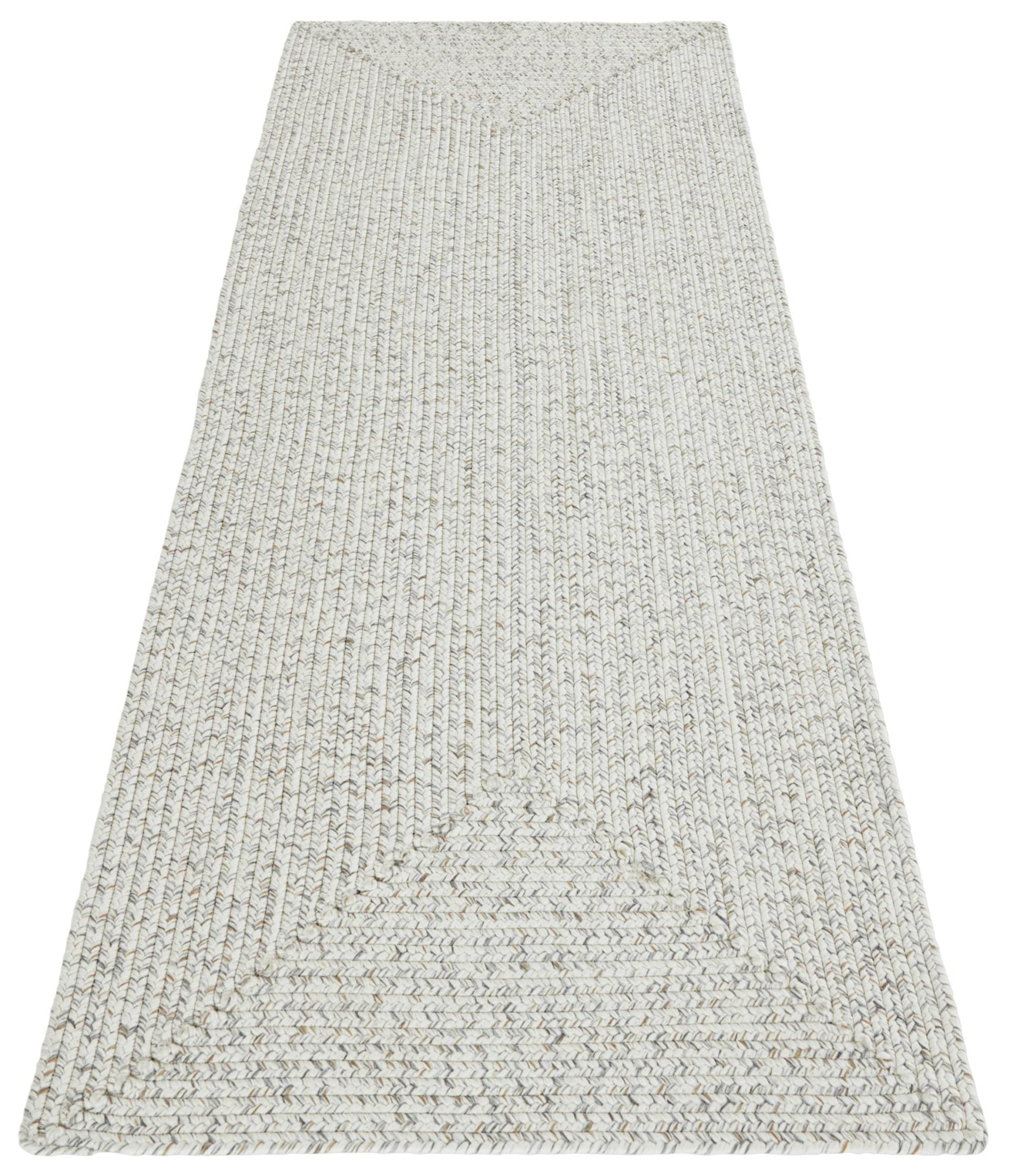 NORTHRUGS Teppich »Trenzado«, rechteckig, 10 mm Höhe, In- & Outdoor, Handmade-Look, Läufer, Wetterfest, Balkon, Wohnzimmer von NORTHRUGS