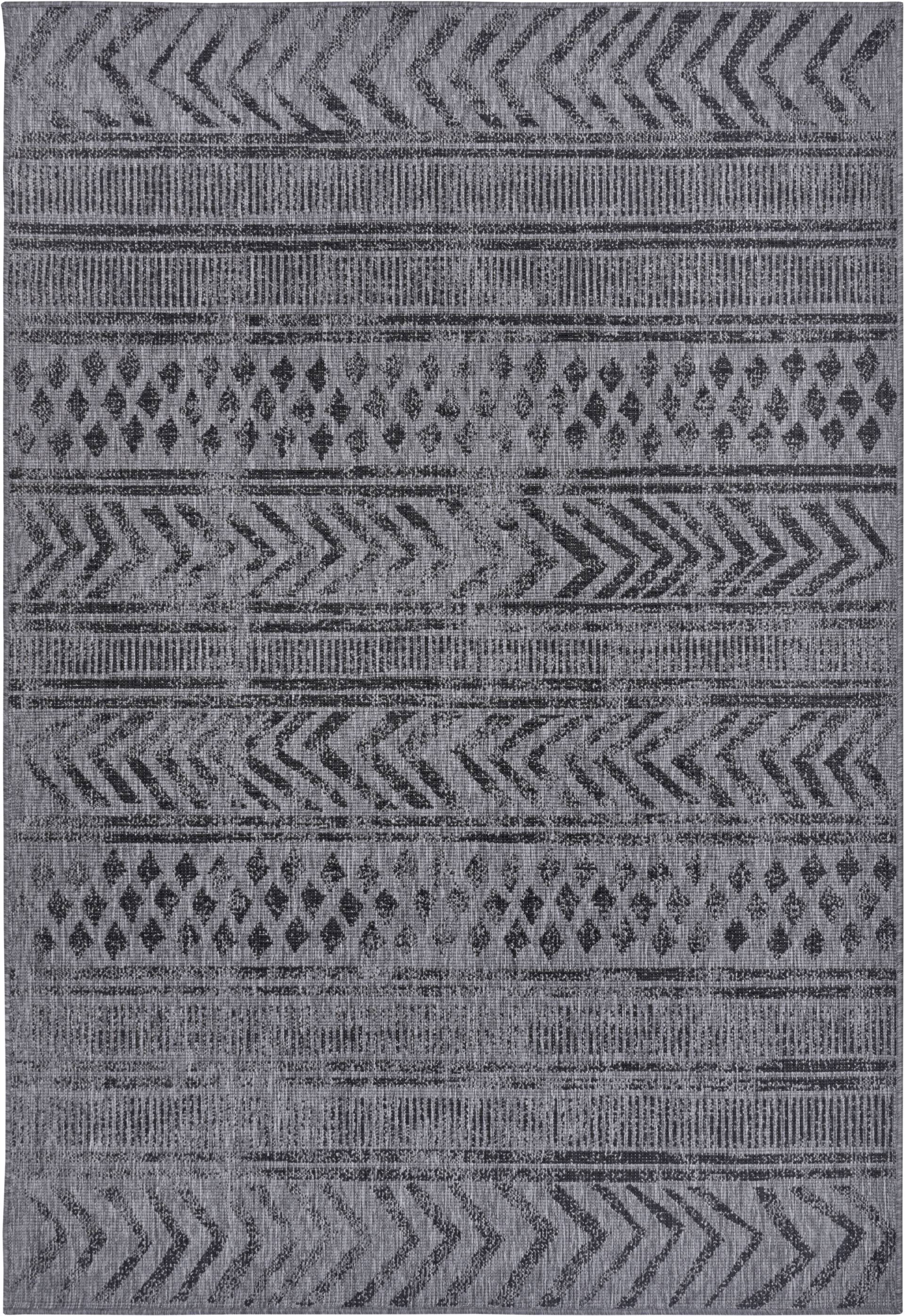 NORTHRUGS Teppich »BIRI Wendeteppich«, rechteckig, In-& Outdoor, Wetterfest, Balkon, Garten, Wohnzimmer, Wasserfest, Boho von NORTHRUGS