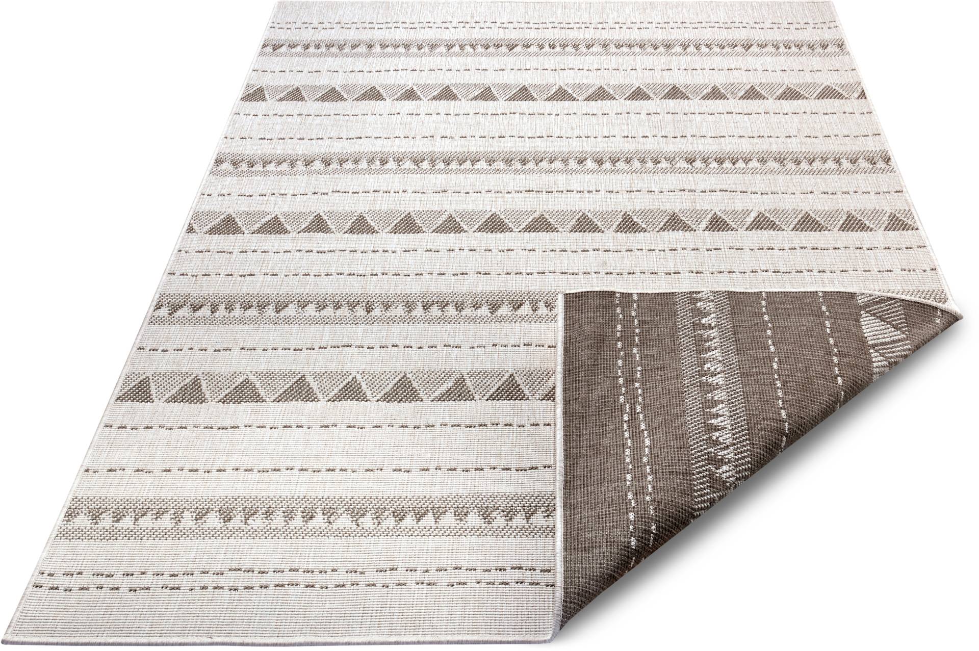 NORTHRUGS Teppich »Bahamas Wendeteppich«, rechteckig, 5 mm Höhe, In-& Outdoor, Wetterfest, Balkon, Garten, Wohnzimmer, Wasserfest von NORTHRUGS