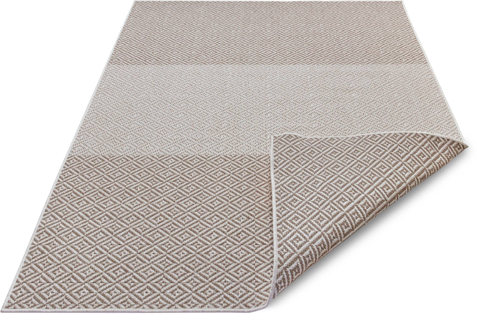 NORTHRUGS Teppich »Borneo«, rechteckig, 5 mm Höhe, In- und Outdoor geeignet, Wendbar, Wohnzimmer von NORTHRUGS