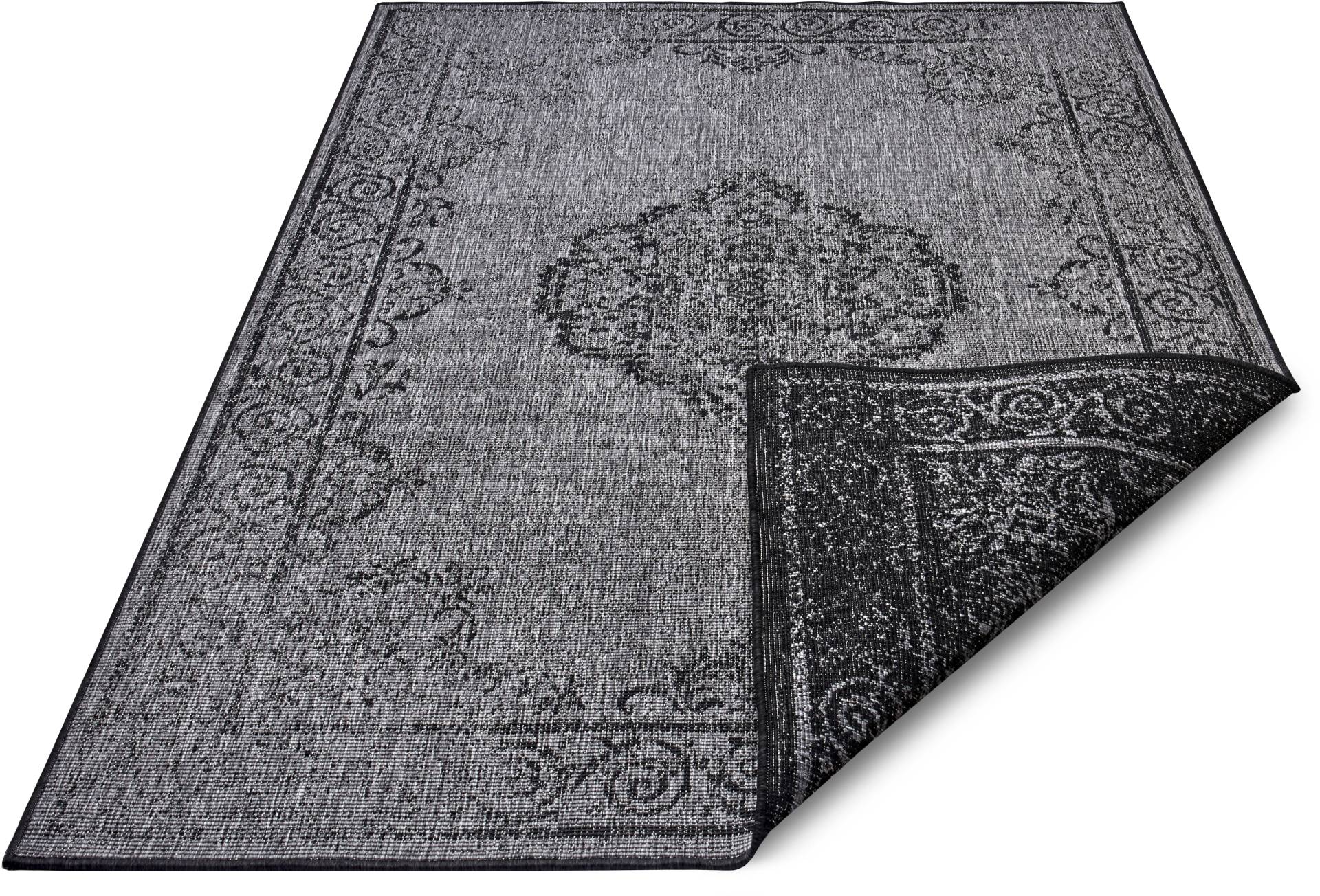 NORTHRUGS Teppich »CEBU Wendeteppich«, rechteckig, In-& Outdoor, Wetterfest, Balkon, Wohnzimmer, Wasserfest, Orientalisch von NORTHRUGS