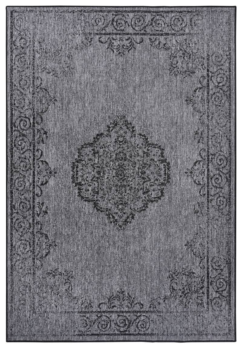 NORTHRUGS Teppich »CEBU Wendeteppich«, rechteckig, 5 mm Höhe, In-& Outdoor, Wetterfest, Balkon, Wohnzimmer, Wasserfest, Orientalisch von NORTHRUGS