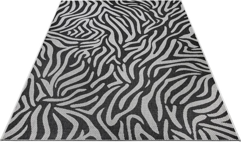 NORTHRUGS Teppich »Cebra«, rechteckig, Flachgewebe Zebra Design, gekettelt, Robust, Pflegeleicht von NORTHRUGS