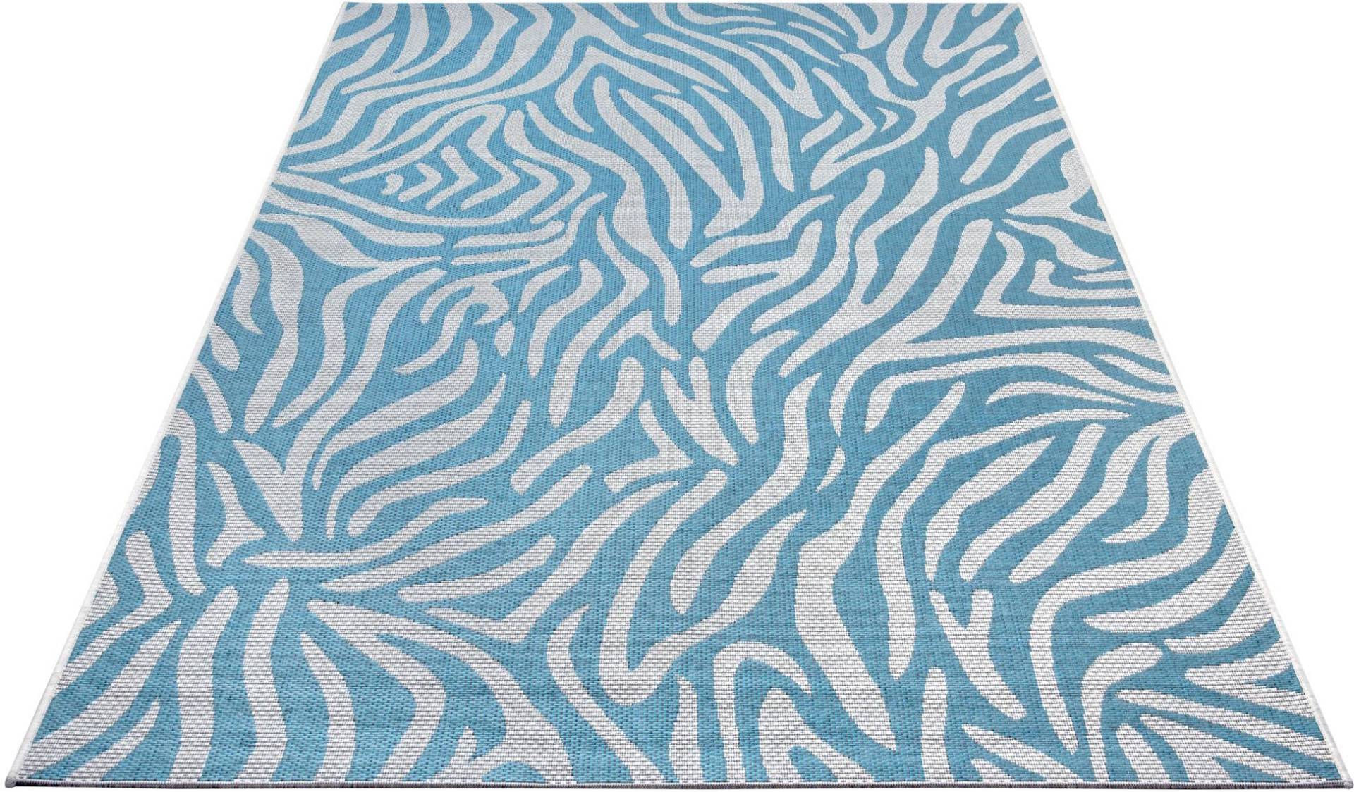 NORTHRUGS Teppich »Cebra«, rechteckig, Flachgewebe Zebra Design, gekettelt, Robust, Pflegeleicht von NORTHRUGS