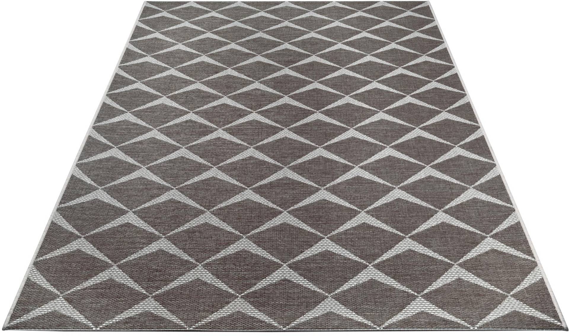 NORTHRUGS Teppich »Escala«, rechteckig, Flachgewebe Fischgrät Design, gekettelt, Robust, Pflegeleicht von NORTHRUGS