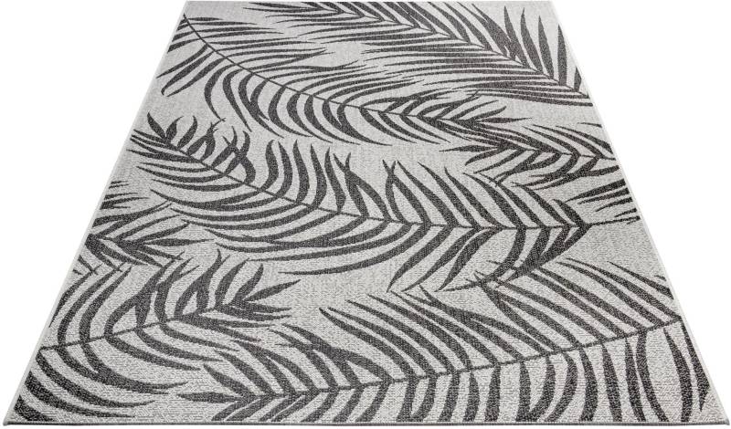 NORTHRUGS Teppich »Palmera«, rechteckig, Flachgewebe Florales Design, gekettelt, Robust, Pflegeleicht von NORTHRUGS