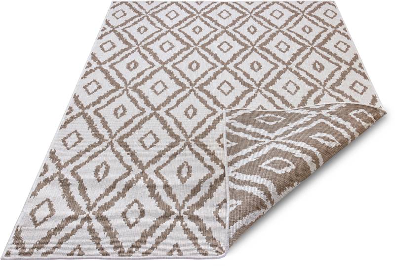 NORTHRUGS Teppich »Rio«, rechteckig, Rauten Design, Robust, Pflegeleicht, Flachgewebe, Wendbar von NORTHRUGS