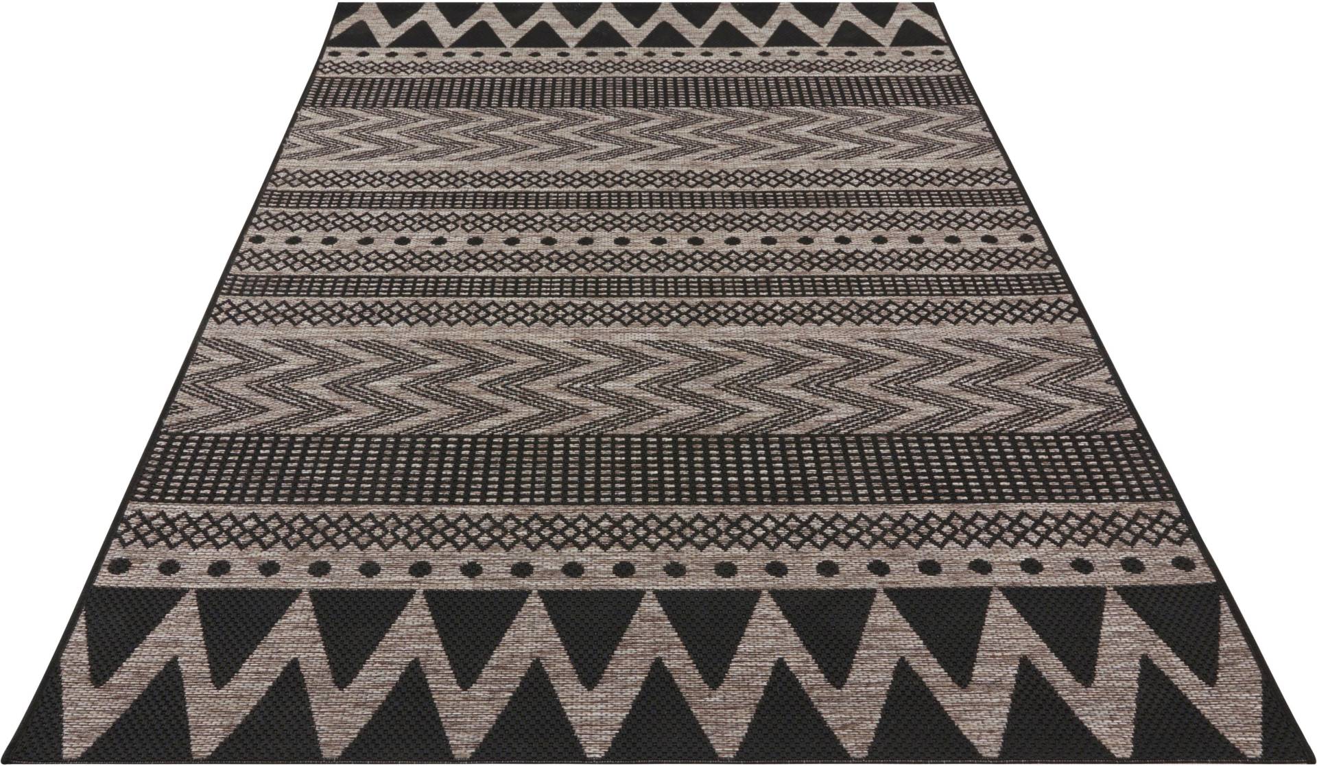 NORTHRUGS Teppich »Sidon«, rechteckig, 4 mm Höhe, In-und Outdoor geeignet, Strapazierfähig und pflegeleicht, Flachgewebe von NORTHRUGS