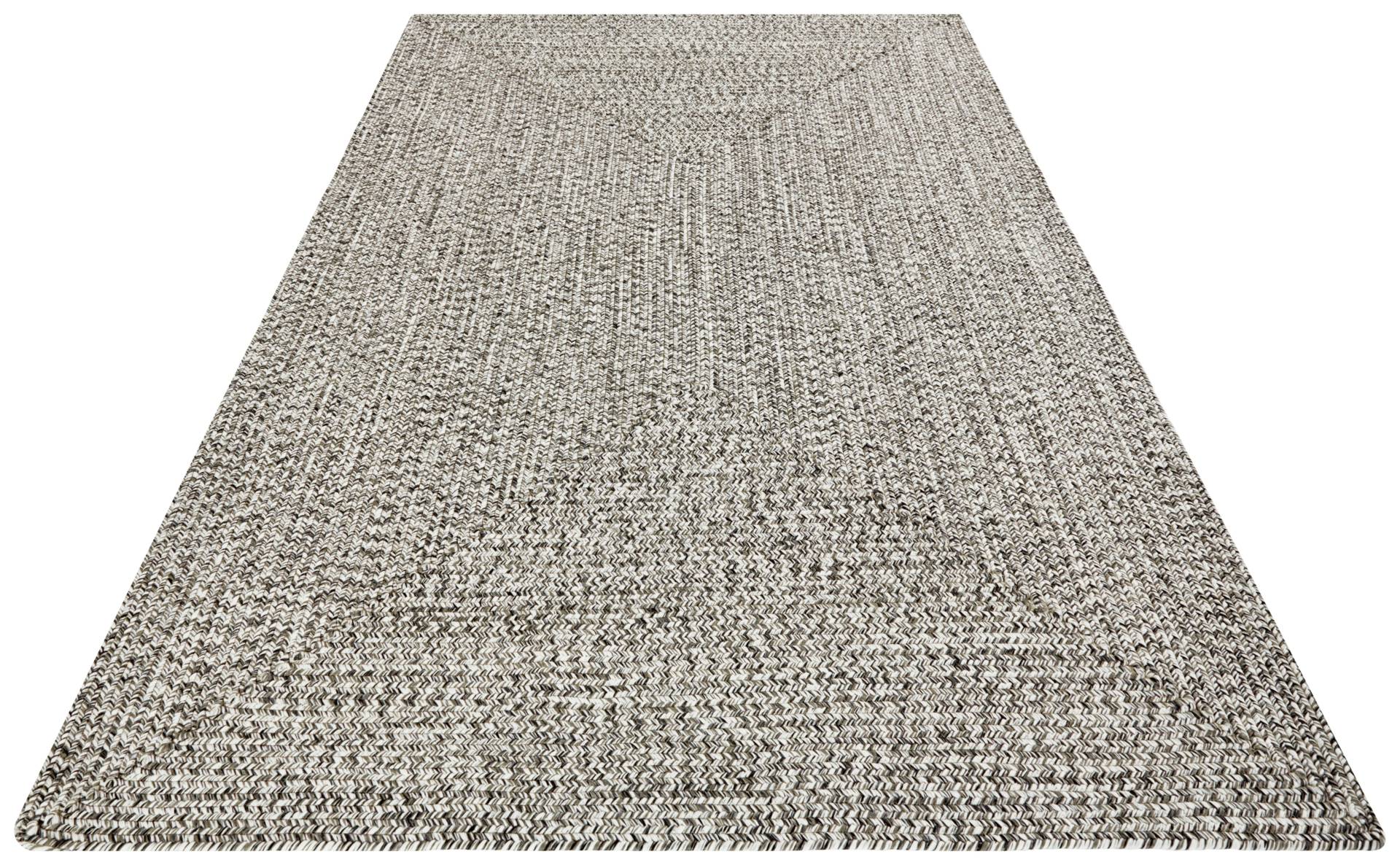 NORTHRUGS Teppich »Trenzado«, rechteckig, 10 mm Höhe, In- & Outdoor, Handmade-Look, Gewebt, Wetterfest, Balkon, Wohnzimmer von NORTHRUGS