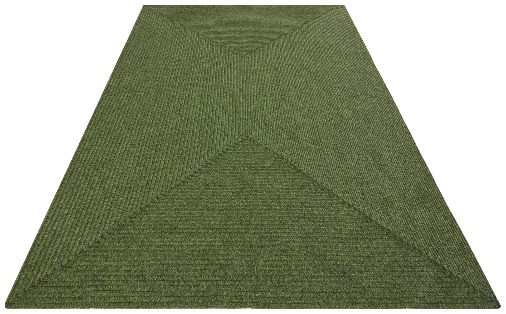 NORTHRUGS Teppich »Trenzado«, rechteckig, 10 mm Höhe, In- & Outdoor, Handmade-Look, Gewebt, Wetterfest, Balkon, Wohnzimmer von NORTHRUGS