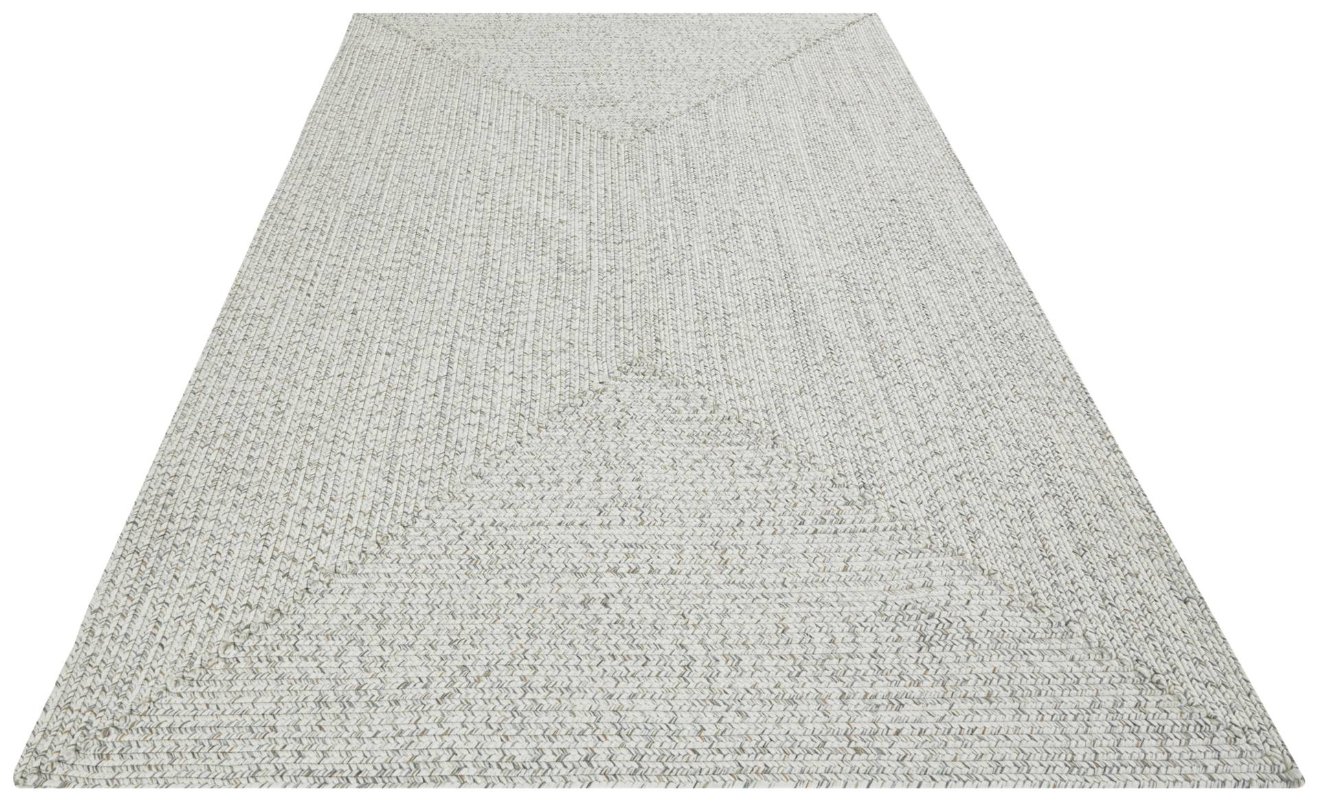 NORTHRUGS Teppich »Trenzado«, rechteckig, 10 mm Höhe, In- & Outdoor, Handmade-Look, Gewebt, Wetterfest, Balkon, Wohnzimmer von NORTHRUGS