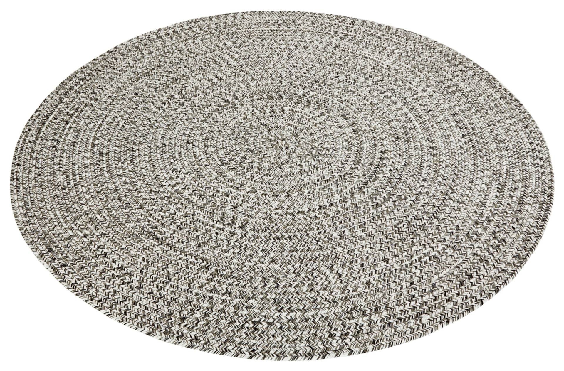 NORTHRUGS Teppich »Trenzado«, rund, In- & Outdoor, Handmade-Look, Gewebt, Wetterfest, Balkon, Wohnzimmer von NORTHRUGS