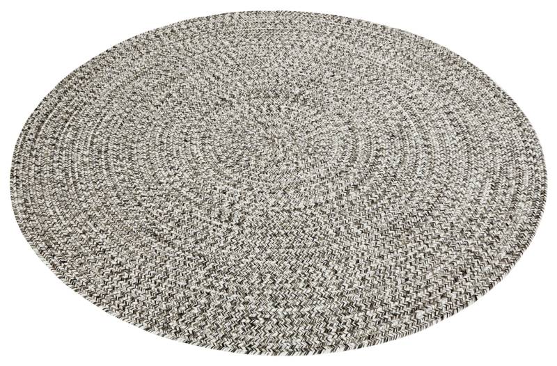 NORTHRUGS Teppich »Trenzado«, rund, In- & Outdoor, Handmade-Look, Gewebt, Wetterfest, Balkon, Wohnzimmer von NORTHRUGS