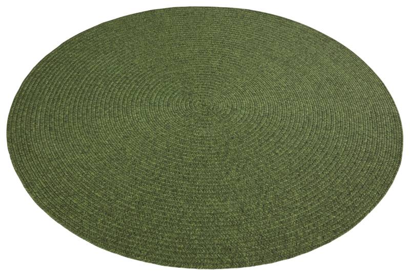 NORTHRUGS Teppich »Trenzado«, rund, 10 mm Höhe, In- & Outdoor, Handmade-Look, Gewebt, Wetterfest, Balkon, Wohnzimmer von NORTHRUGS