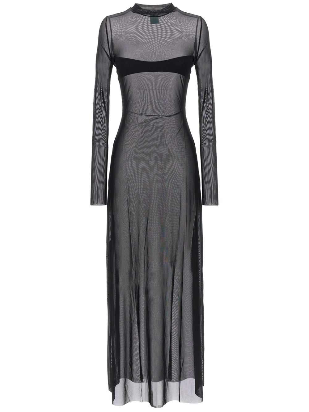 NOT AFTER TEN tulle maxi dress - Black