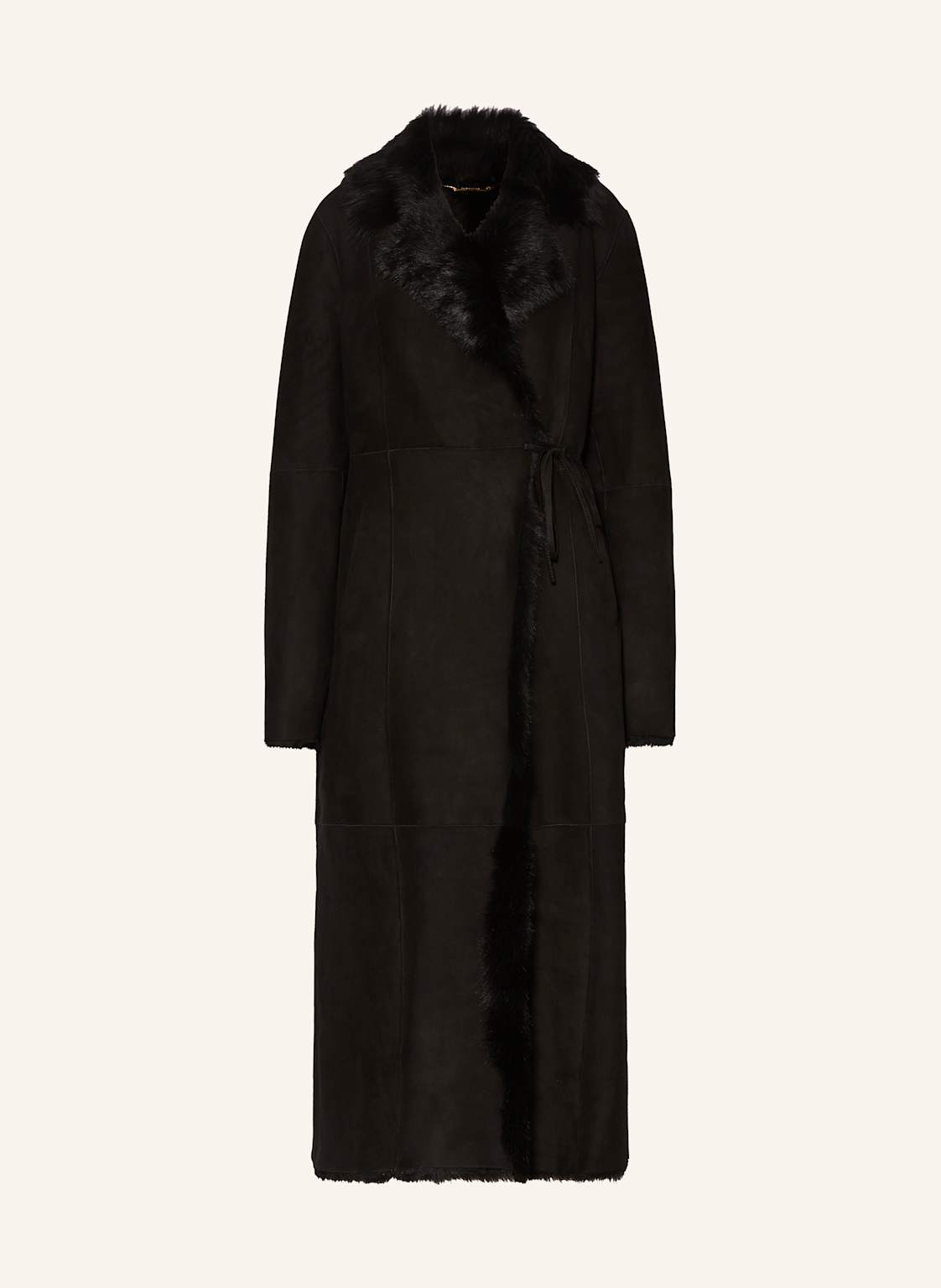 Nour Hammour Ledermantel Joni schwarz Nour Hammour Ledermantel Joni schwarz von NOUR HAMMOUR
