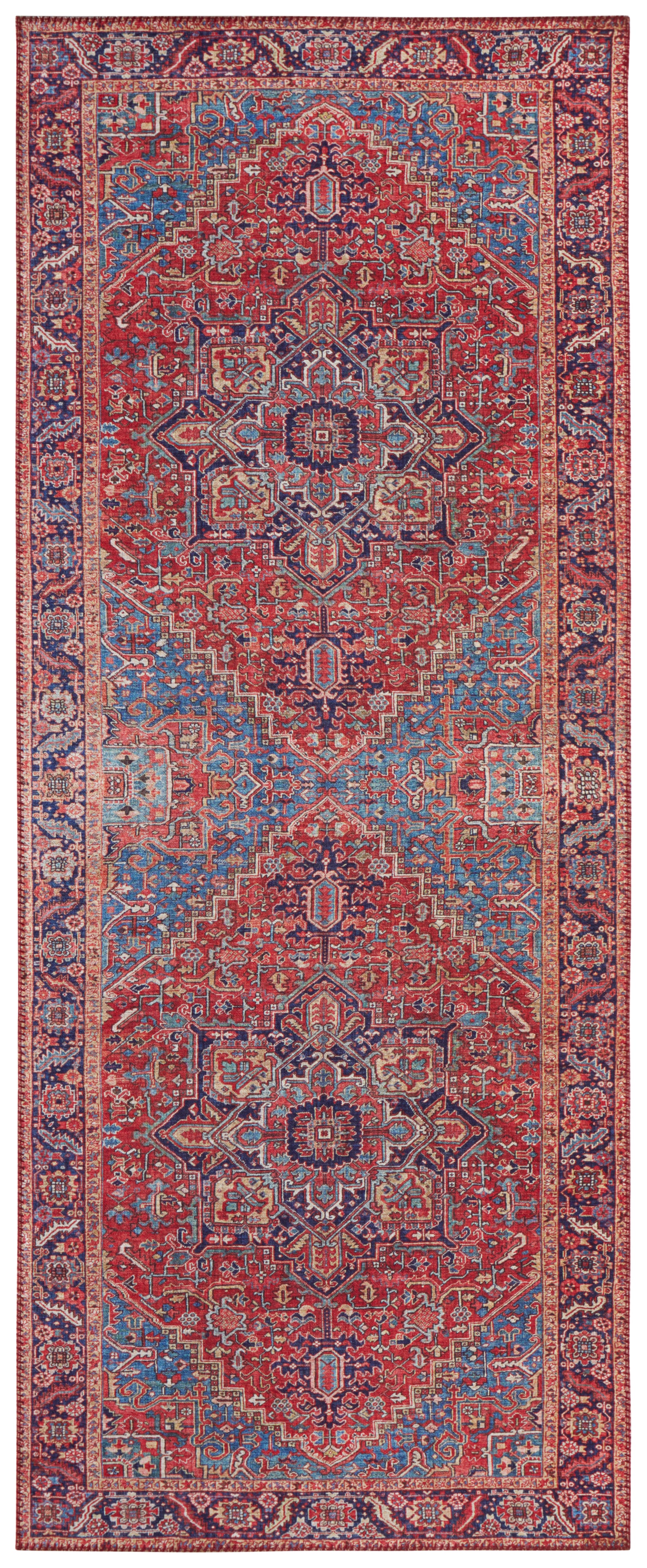 NORTHRUGS Teppich »Amata«, rechteckig, 5 mm Höhe, Orientalisch, Läufer, Vintage, Wohnzimmer, Schlafzimmer, Esszimmer von NORTHRUGS