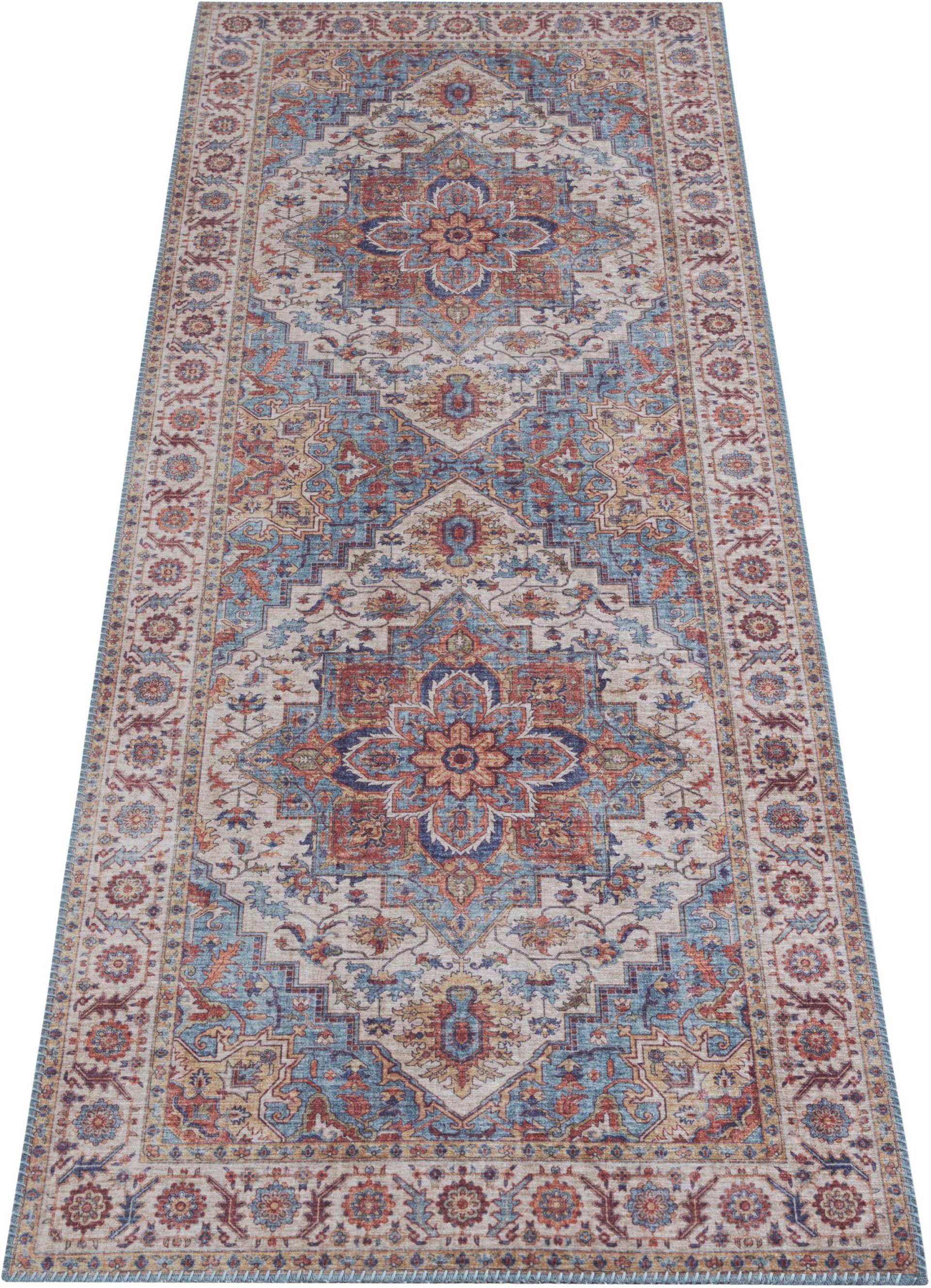 NOURISTAN Teppich »Anthea«, rechteckig, 5 mm Höhe, Orientalisch, Läufer, Vintage, Wohnzimmer, Schlafzimmer, Esszimmer NOURISTAN Teppich »Anthea«, rechteckig, 5 mm Höhe, Orientalisch, Läufer, Vintage, Wohnzimmer, Schlafzimmer, Esszimmer von NOURISTAN