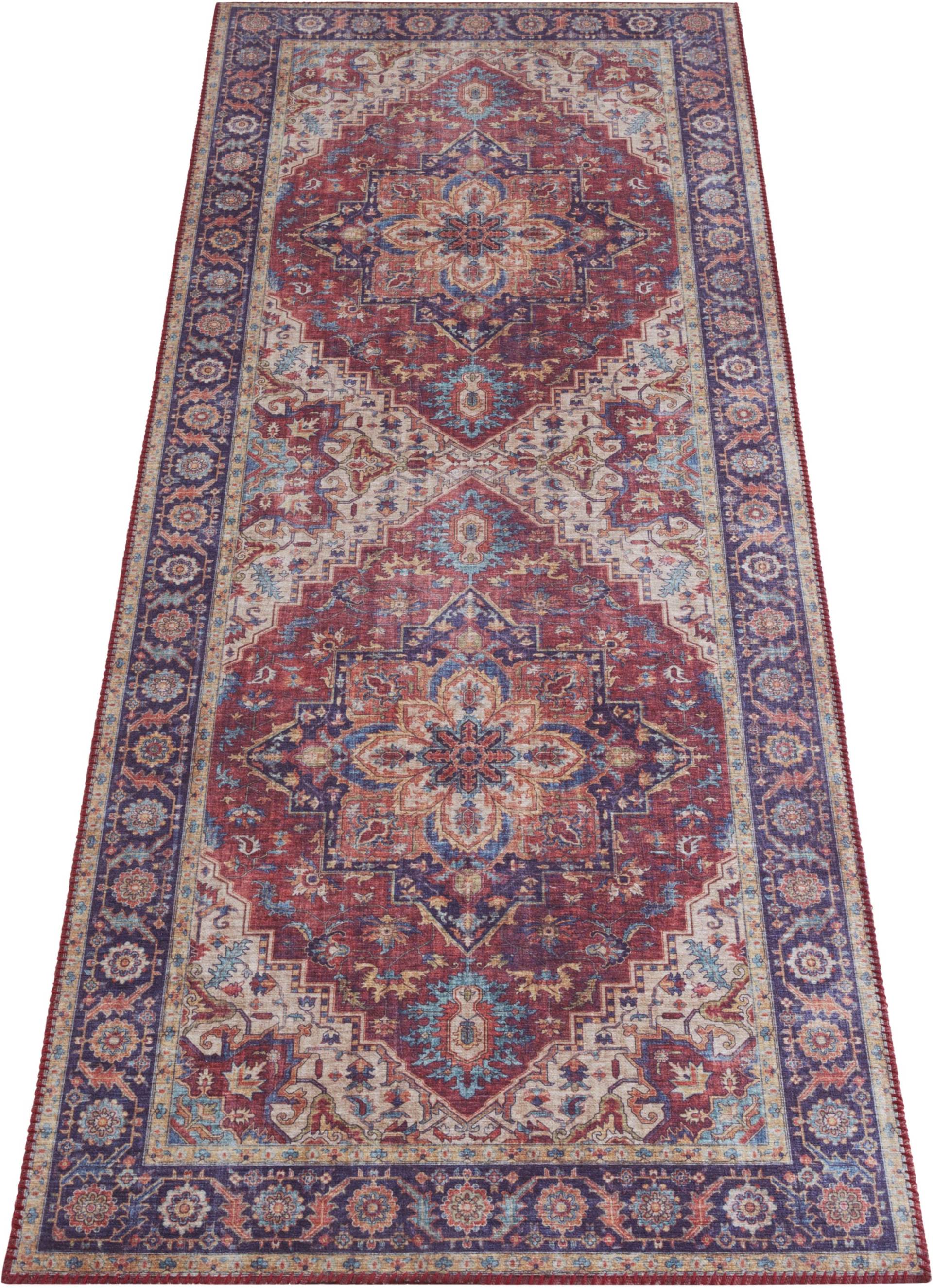 NOURISTAN Teppich »Anthea«, rechteckig, 5 mm Höhe, Orientalisch, Läufer, Vintage, Wohnzimmer, Schlafzimmer, Esszimmer NOURISTAN Teppich »Anthea«, rechteckig, 5 mm Höhe, Orientalisch, Läufer, Vintage, Wohnzimmer, Schlafzimmer, Esszimmer von NOURISTAN
