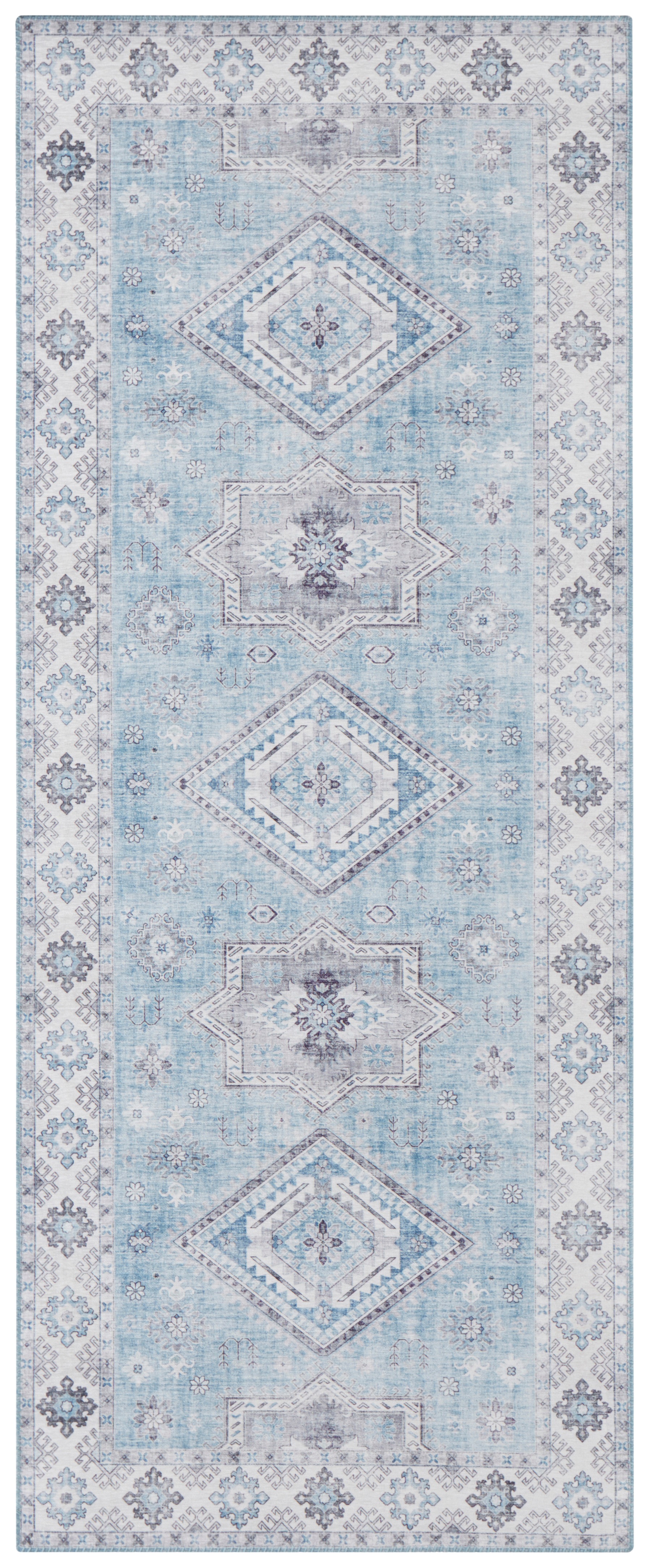 NORTHRUGS Teppich »Gratia«, rechteckig, 5 mm Höhe, Orientalisch, Vintage, Flachgewebe, Läufer, Wohnzimmer, Schlafzimmer NORTHRUGS Teppich »Gratia«, rechteckig, 5 mm Höhe, Orientalisch, Vintage, Flachgewebe, Läufer, Wohnzimmer, Schlafzimmer von NORTHRUGS