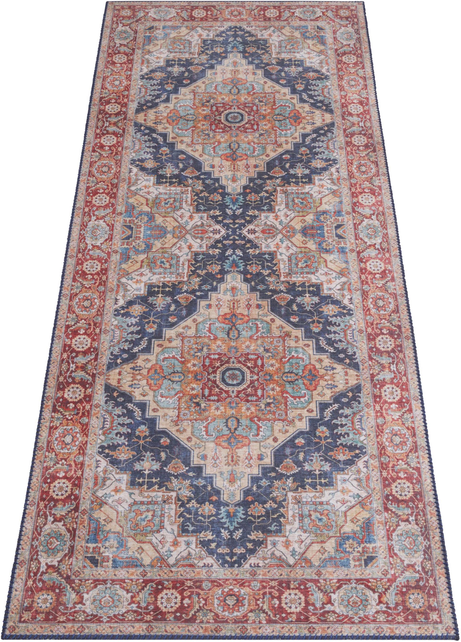 NORTHRUGS Teppich »Sylla«, rechteckig, 5 mm Höhe, Orientalisch, Läufer, Vintage, Wohnzimmer, Schlafzimmer, Esszimmer von NORTHRUGS