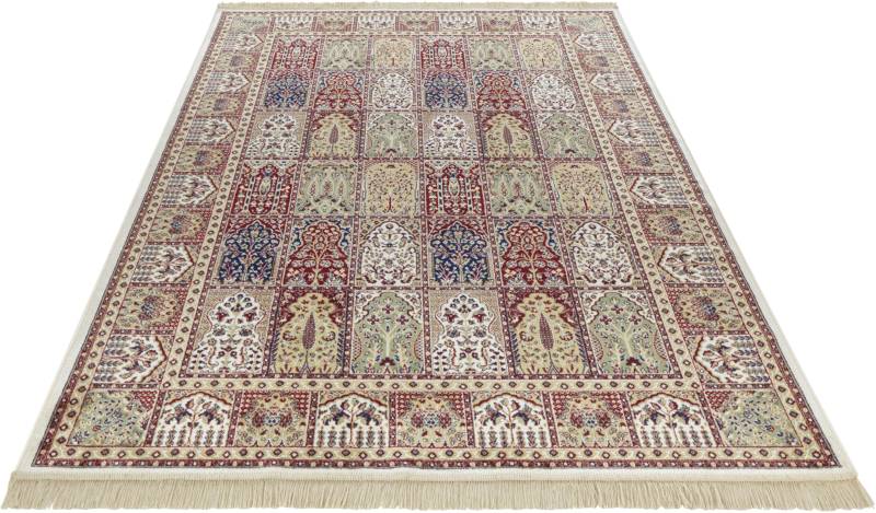 NOURISTAN Designteppich »Moud Barash«, rechteckig, 3 mm Höhe, Viskose mit Fransen, Orient Design von NOURISTAN