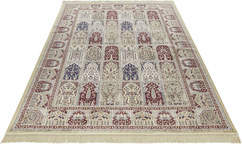 NOURISTAN Designteppich »Moud Barash«, rechteckig, 3 mm Höhe, Viskose mit Fransen, Orient Design von NOURISTAN