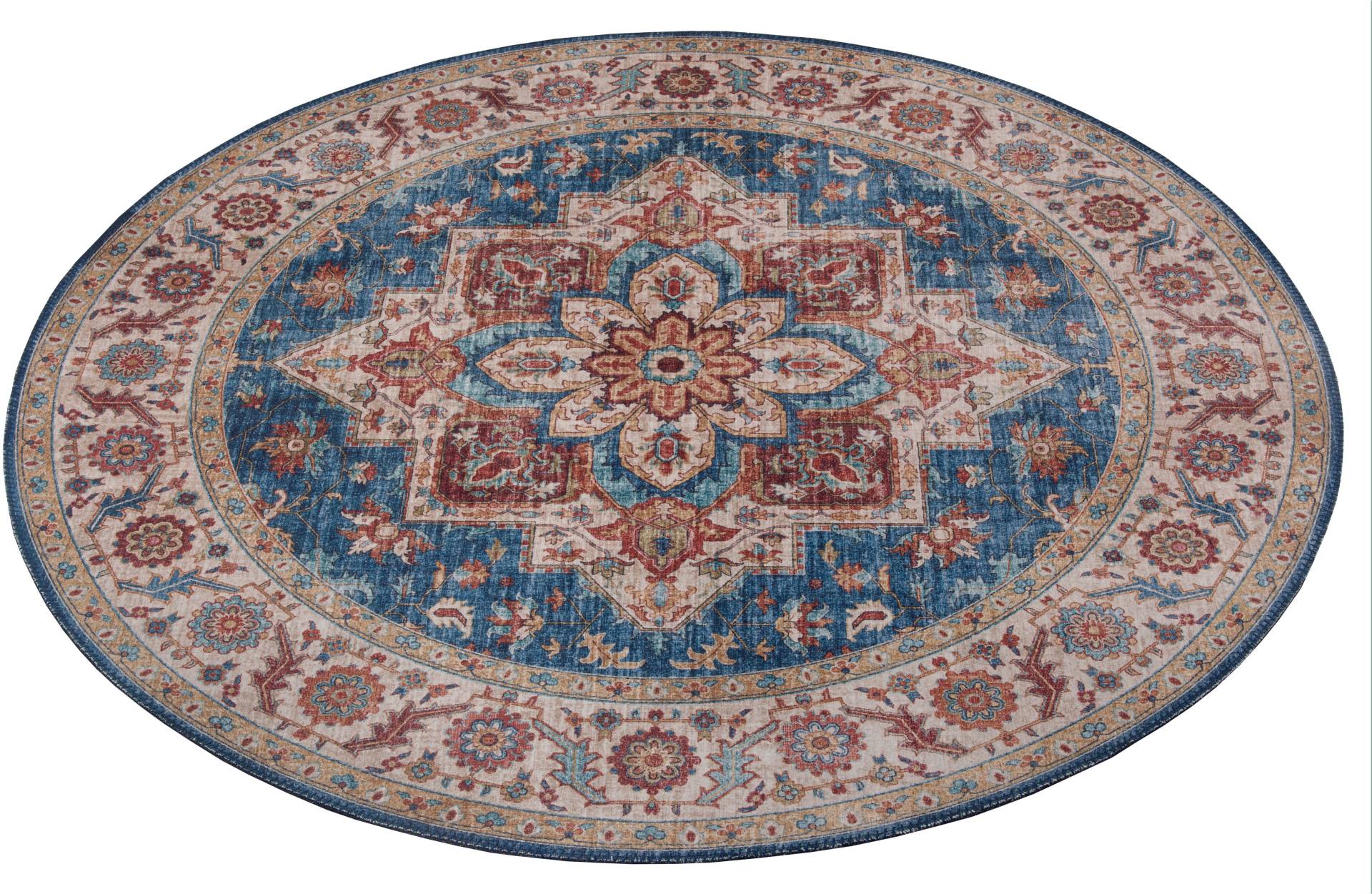 NOURISTAN Teppich »Anthea«, rund, 5 mm Höhe, Orientalisch, Orient, Vintage, Wohnzimmer, Schlafzimmer, Esszimmer NOURISTAN Teppich »Anthea«, rund, 5 mm Höhe, Orientalisch, Orient, Vintage, Wohnzimmer, Schlafzimmer, Esszimmer von NOURISTAN