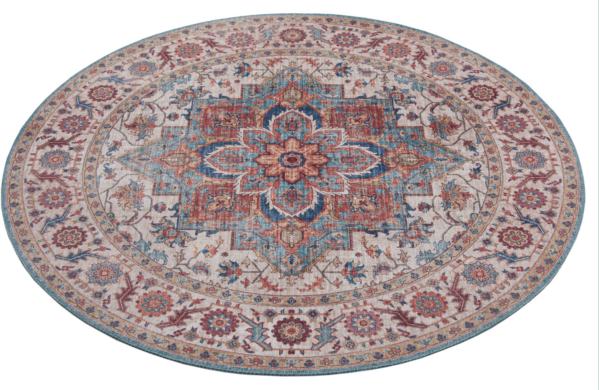 NOURISTAN Teppich »Anthea«, rund, 5 mm Höhe, Orientalisch, Orient, Vintage, Wohnzimmer, Schlafzimmer, Esszimmer NOURISTAN Teppich »Anthea«, rund, 5 mm Höhe, Orientalisch, Orient, Vintage, Wohnzimmer, Schlafzimmer, Esszimmer von NOURISTAN