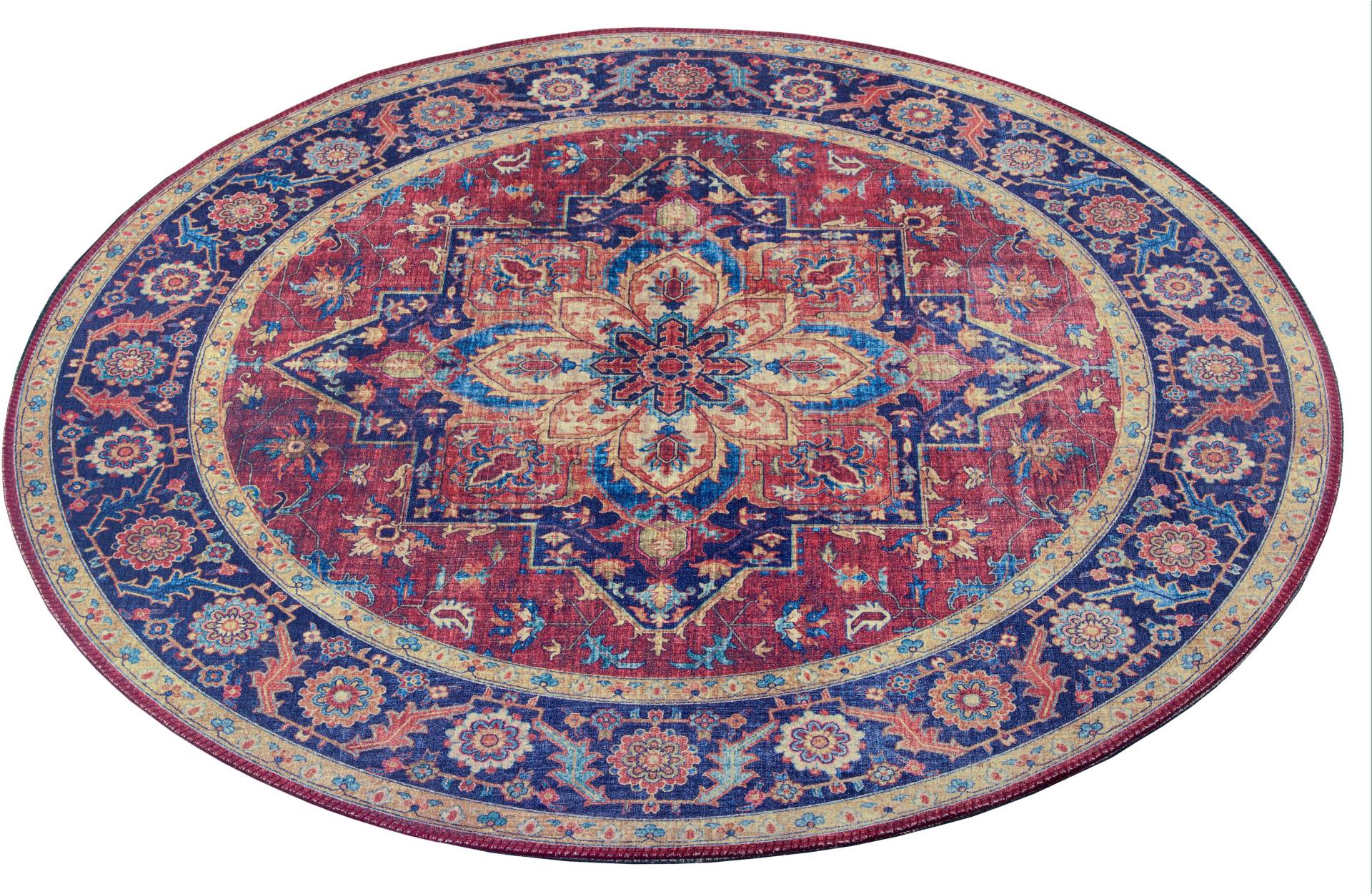 NOURISTAN Teppich »Anthea«, rund, 5 mm Höhe, Orientalisch, Orient, Vintage, Wohnzimmer, Schlafzimmer, Esszimmer NOURISTAN Teppich »Anthea«, rund, 5 mm Höhe, Orientalisch, Orient, Vintage, Wohnzimmer, Schlafzimmer, Esszimmer von NOURISTAN