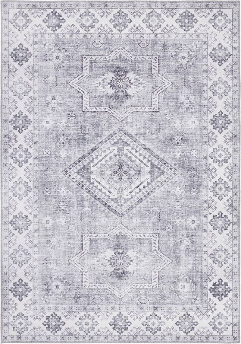 NORTHRUGS Teppich »Gratia«, rechteckig, 5 mm Höhe, Orientalisch, Vintage, Flachgewebe, Läufer, Wohnzimmer, Schlafzimmer von NORTHRUGS