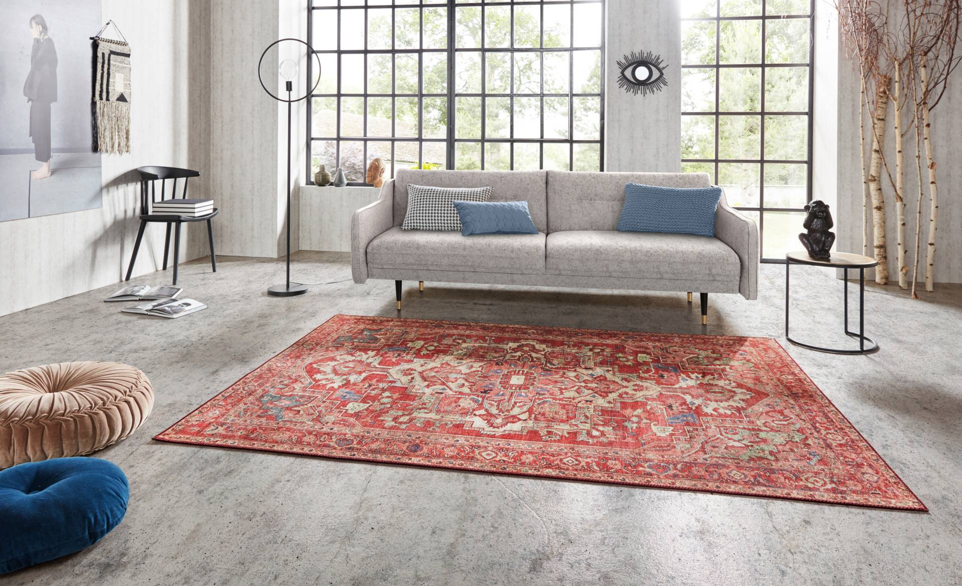 NORTHRUGS Teppich »Leta«, rechteckig, 5 mm Höhe, Orientalisch, Läufer, Kurzflor, Wohnzimmer, Schlafzimmer, Esszimmer NORTHRUGS Teppich »Leta«, rechteckig, 5 mm Höhe, Orientalisch, Läufer, Kurzflor, Wohnzimmer, Schlafzimmer, Esszimmer von NORTHRUGS