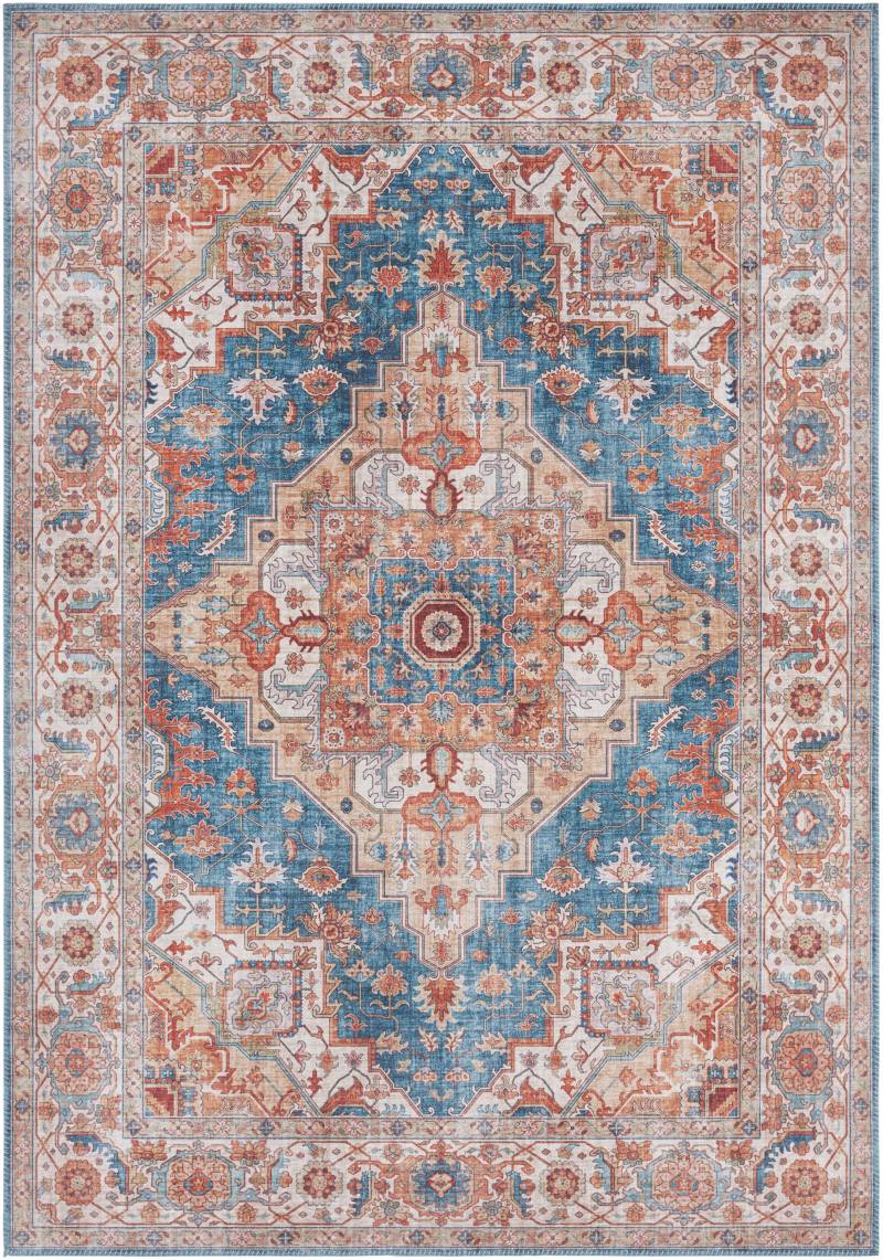 NORTHRUGS Teppich »Sylla«, rechteckig, 5 mm Höhe, Orientalisch, Läufer, Vintage, Wohnzimmer, Schlafzimmer, Esszimmer von NORTHRUGS