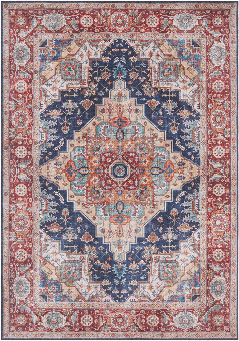 NORTHRUGS Teppich »Sylla«, rechteckig, 5 mm Höhe, Orientalisch, Läufer, Vintage, Wohnzimmer, Schlafzimmer, Esszimmer von NORTHRUGS