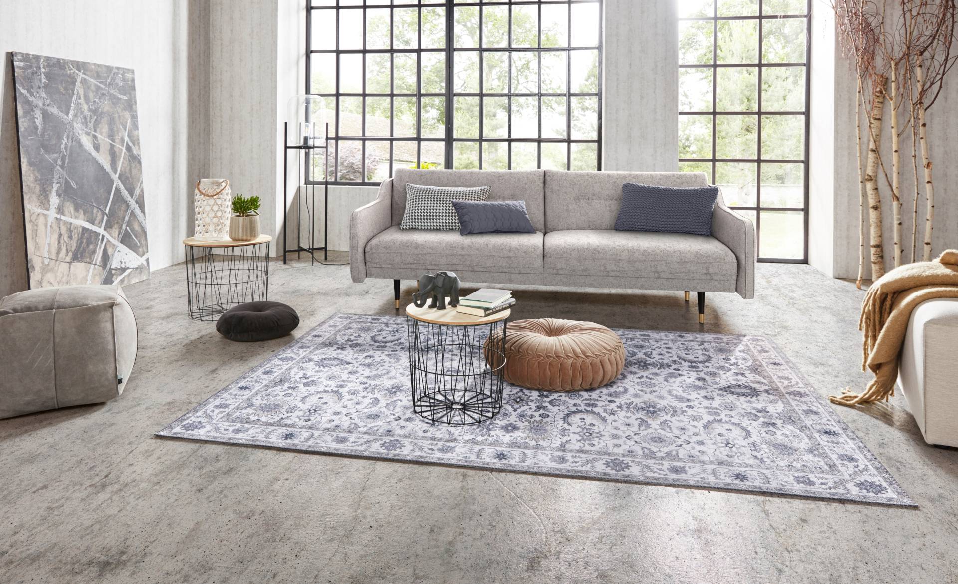 NORTHRUGS Teppich »Vivana«, rechteckig, 5 mm Höhe, Orientalisch, Läufer, Vintage, Wohnzimmer, Schlafzimmer, Esszimmer NORTHRUGS Teppich »Vivana«, rechteckig, 5 mm Höhe, Orientalisch, Läufer, Vintage, Wohnzimmer, Schlafzimmer, Esszimmer von NORTHRUGS