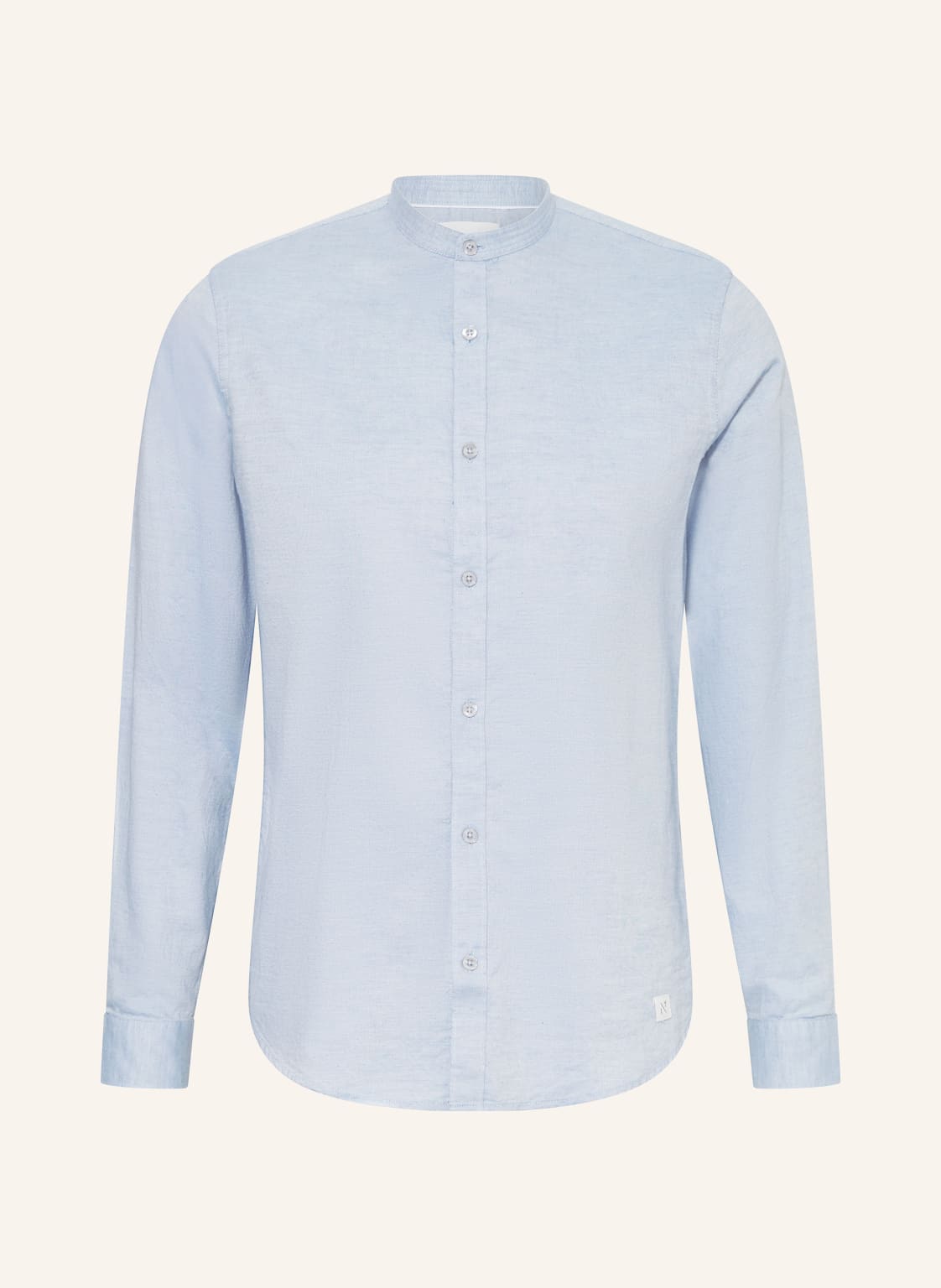 Nowadays Hemd Regular Fit Mit Stehkragen blau Nowadays Hemd Regular Fit Mit Stehkragen blau von NOWADAYS
