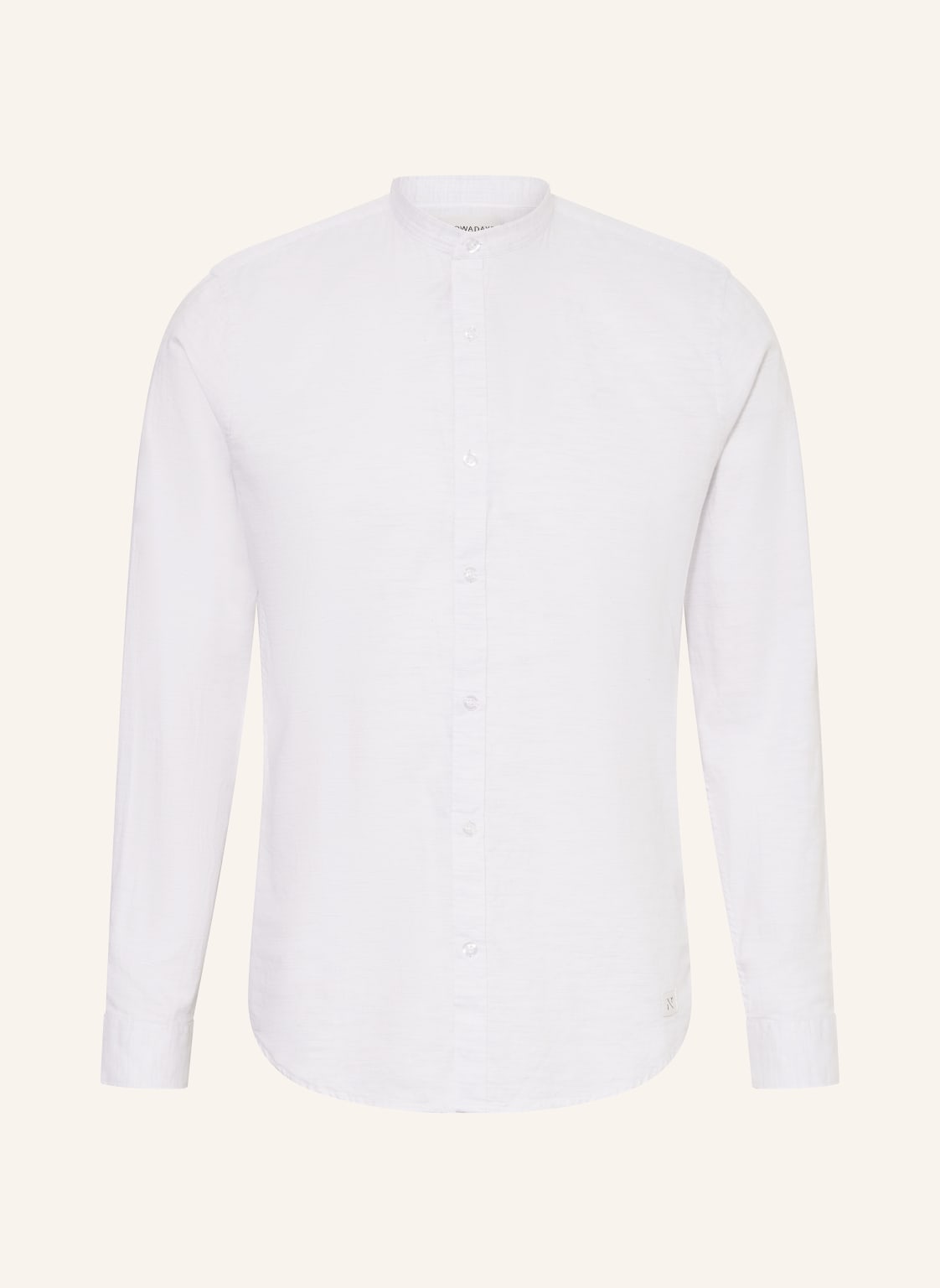 Nowadays Hemd Regular Fit Mit Stehkragen weiss Nowadays Hemd Regular Fit Mit Stehkragen weiss von NOWADAYS