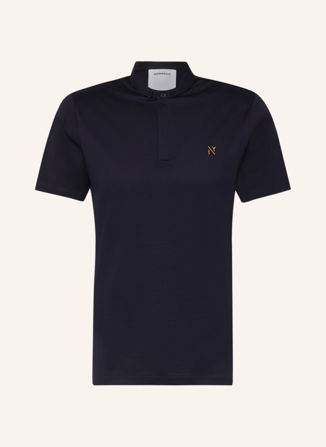 Nowadays Jersey-Poloshirt blau Nowadays Jersey-Poloshirt blau von NOWADAYS