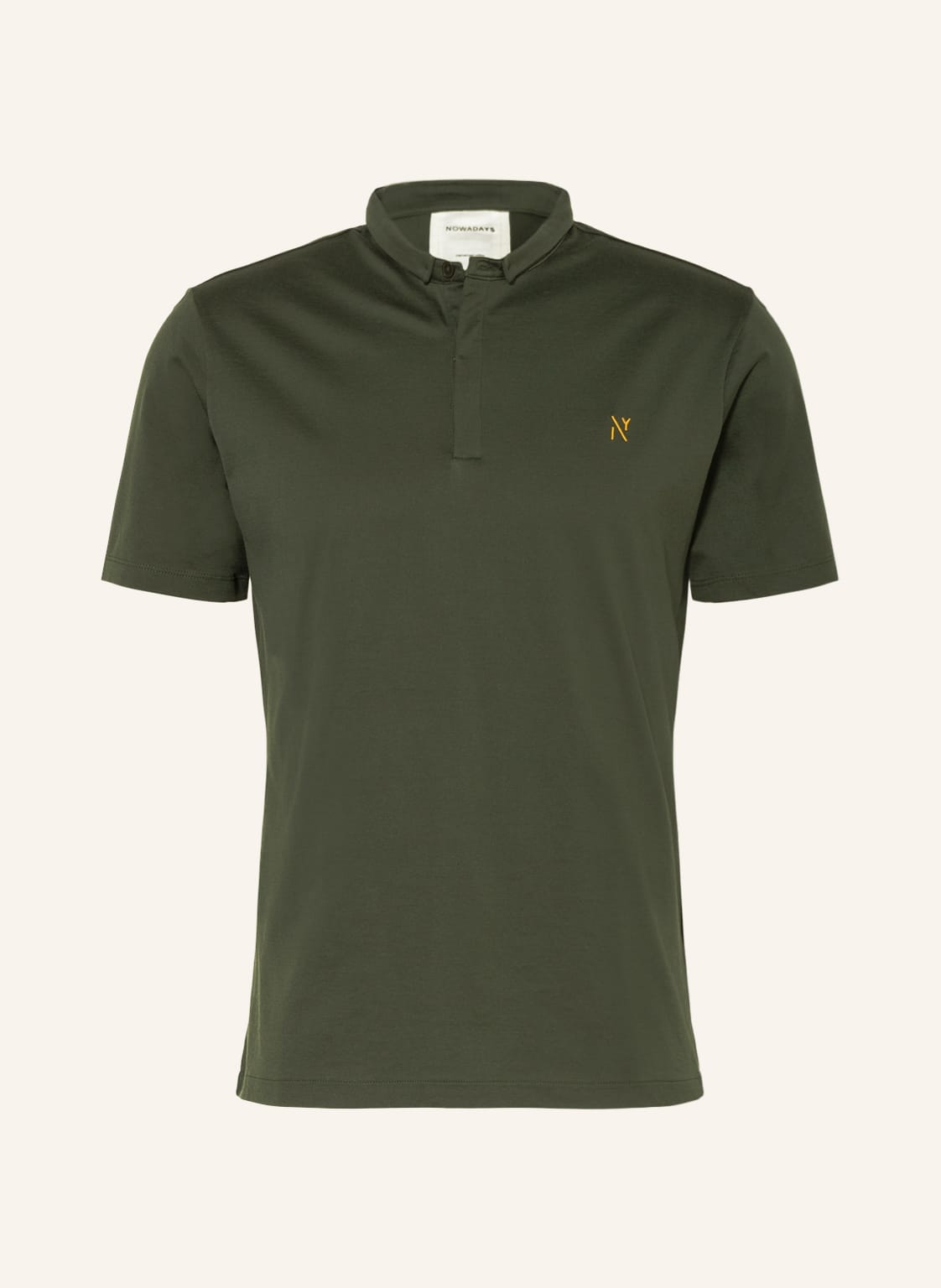 Nowadays Jersey-Poloshirt gruen Nowadays Jersey-Poloshirt gruen von NOWADAYS